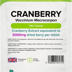 Cranberrysap 5000 mg (100 tabletten)