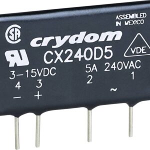 Crydom Halfgeleiderrelais CX240D5 5 A Schakelspanning (max.): 280 V/AC Schakelend bij overbelasting 1 stuk(s)