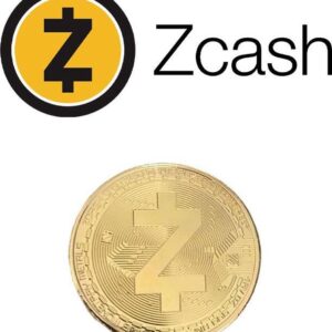 Cryptocurrency Blockchain Z-CASH Zcash Metalen Muntenverzameling