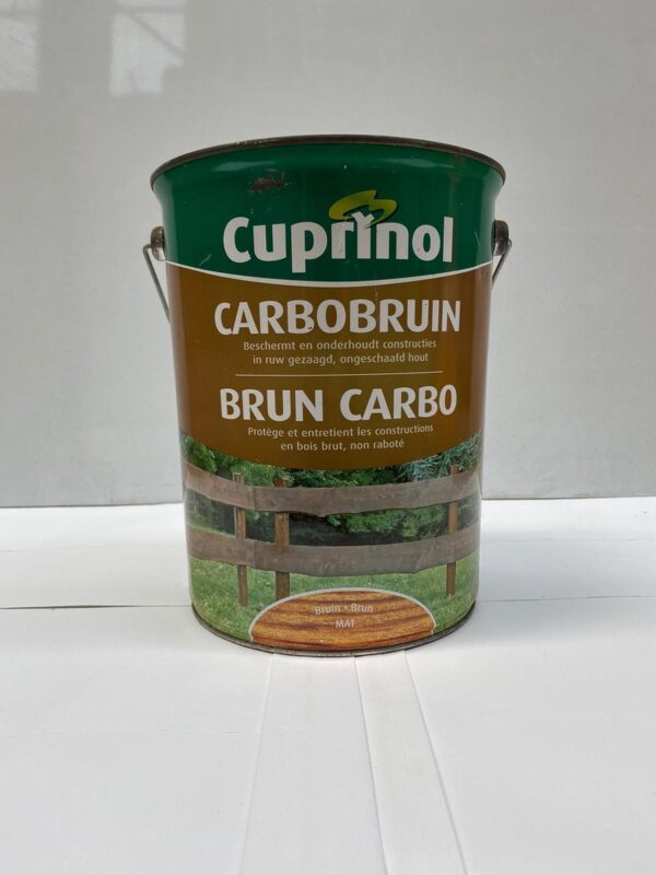 Cuprinol Carbobruin- Beschermt en onderhoudt constructies- Bruin-Mat 5l