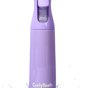 CurlyTools - Haarverstuiver - Continu Sproeisysteem - 360 Graden Spuitkop - 300ml Capaciteit - Geschikt voor Alle Haartypes - Lila