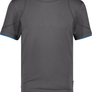 DASSY® Kinetic T-shirt - maat 2XL - ANTRACIETGRIJS/AZUURBLAUW