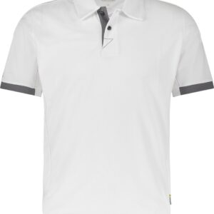 DASSY® Traxion Polo - maat M - WIT/ANTRACIETGRIJS