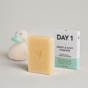 DAY 1 - Babyzeep - Body & Shampoo Soap Bar - Sweet & Soft forever (unscented)