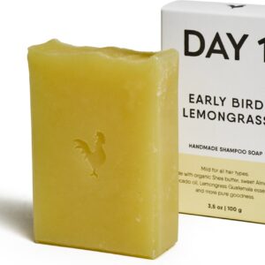 DAY 1 Shampoo Soap Bar - Early Bird Lemongrass