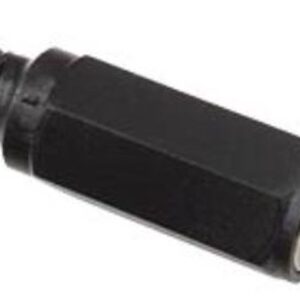 DC connector recht extra lang - 5,0 x 1,5 mm - soldeerbaar / zwart