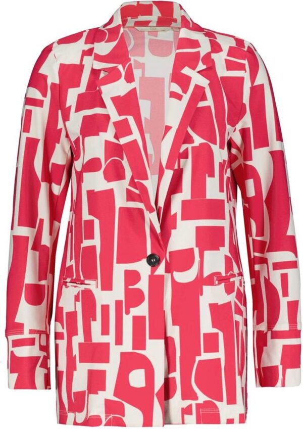 DIDI Dames Travel blazer Mida in magenta rose with Galaxy print maat 46