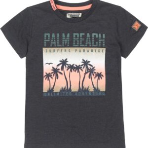 DJ Dutchjeans jongens t-shirt Palm Beach Antracite