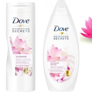 DOVE Glowing Ritual Lotusbloem Pakket - Shampoo / Bodylotion / Douchegel