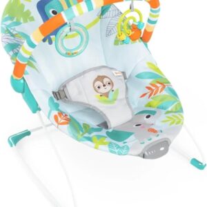 D&B Babyschommel - Baby bed - Schommelstoel - Baby Swing - Speelgoedhanger - Wasbaar - Toucan - Meerkleurig