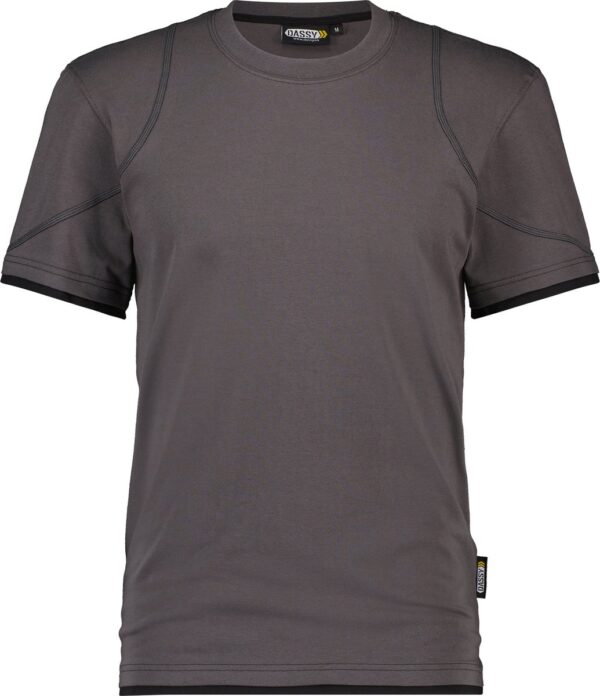 Dassy Kinetic T-shirt 710019 - Antracietgrijs/Zwart - XL