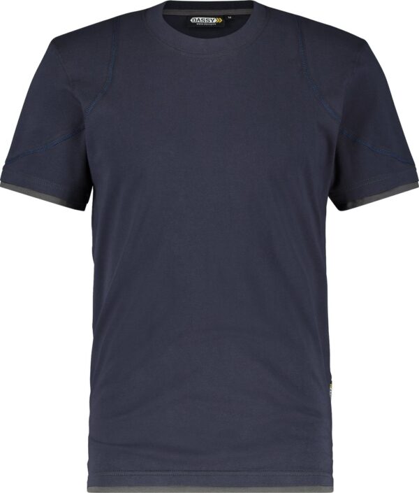 Dassy Kinetic T-shirt 710019 - Nachtblauw/Antracietgrijs - 3XL
