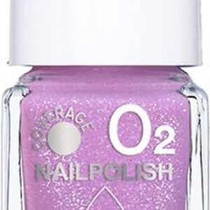 Depend cosmetic | O2 nailpolish | nagellak | roze met glitters | nr.5108 | Mat|5 ml