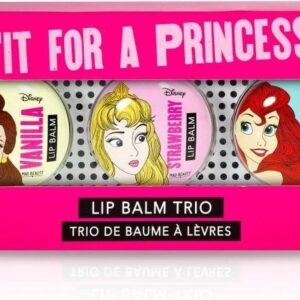 Disney Princess Set van 3 Lippenbalsem - Lipgloss - Lipbalsem - Ariel - Doornroosje - Aurora - Belle