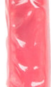 Doc Johnson Crystal Jellies dubbele dildo Jr. Double Dong roze - 30,23 cm