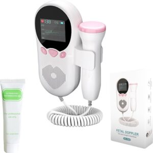 Doppler Baby - Echo Apparaat - Fetal Hartje Monitor - Dopplers - Thuis Hartslag Luisteren - Zwangerschap Cadeau voor Vrouw - ECG - Ultrasound Gel - Nederlandse handleiding