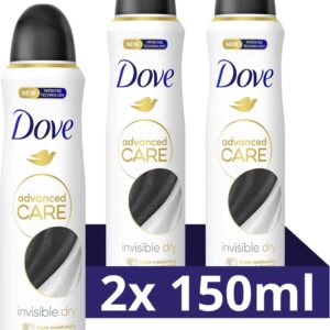 Dove Advanced Care Invisible Dry Anti-Transpirant Deodorant Spray - 2 x 150 ml - Voordeelverpakking