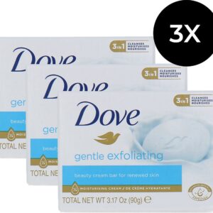 Dove Beauty Cream Bar Gentle Exfoliating - 90 gram (set van 3)