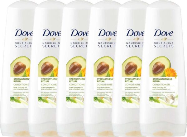 Dove - Conditioner - Strenghthening Ritual Avocado - 6 x 200 ml - Voordeelverpakking