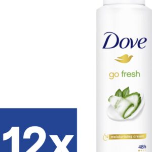 Dove Cucumber & Green Tea Deo Spray (Voordeelverpakking) - 12 x 150 ml