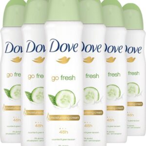 Dove Go Fresh Anti-transpirant Deodorant Spray Cucumber - 6 x 150 ml - Voordeelverpakking