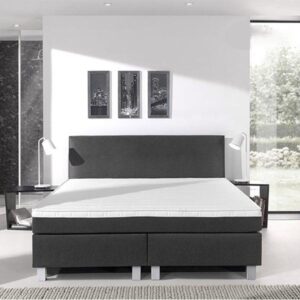 DreamHouse Bedding Boxspring Ultra Comfort - 140 x 220 cm Antraciet | Koopjedeal.nl - Altijd de beste deal
