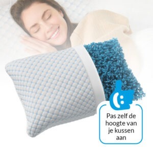 Dreamhouse Nano Tech Pillow - Met aanpasbare vulling