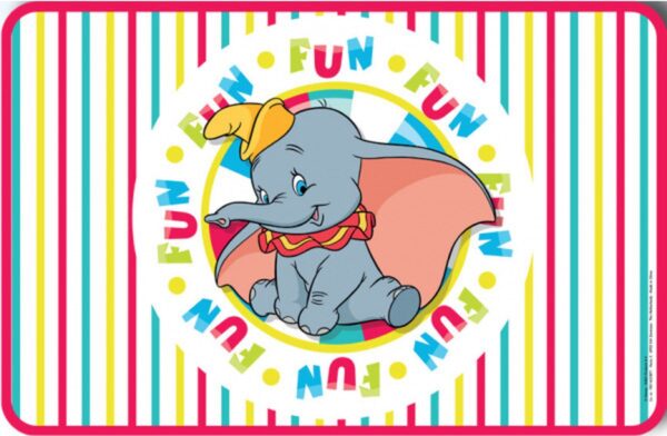 Dumbo onderlegger/placemat - 2 stuks - 43*28cm kunststof