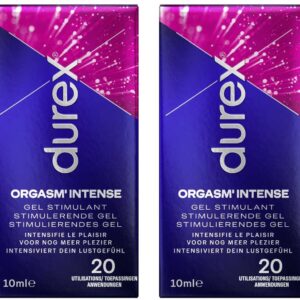 Durex Orgasm Intense - Stimulerende Gel voor Intensere Orgasmen - 2 x 10 ml (40 toepassingen)