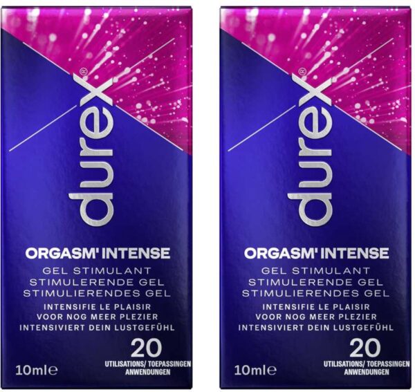 Durex Orgasm Intense - Stimulerende Gel voor Intensere Orgasmen - 2 x 10 ml (40 toepassingen)