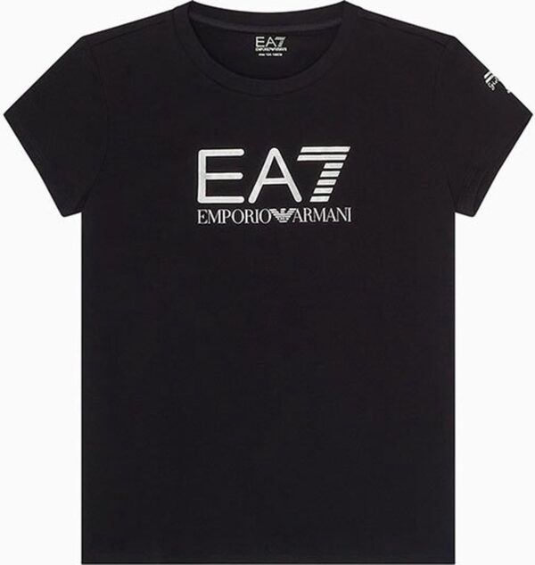 Ea7 Emporio Armani 8nft01_fj2hz T-shirt Met Korte Mouwen Zwart 10 Years Meisje