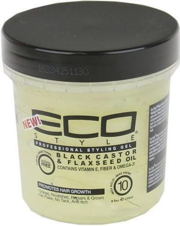 Eco Styler Black Castor&Flaxeed Oil Gel - 236ml