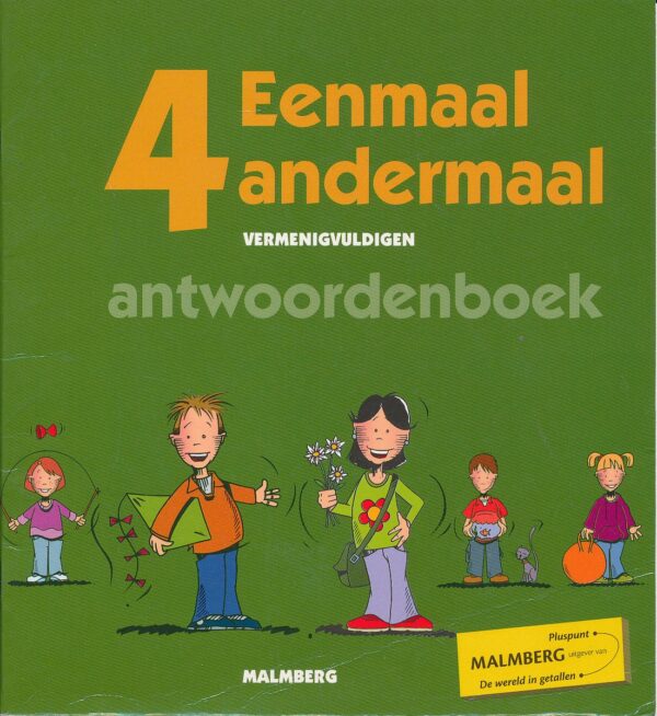 Eenmaal andermaal Antwoordenboek Vermenigvuldigen 4