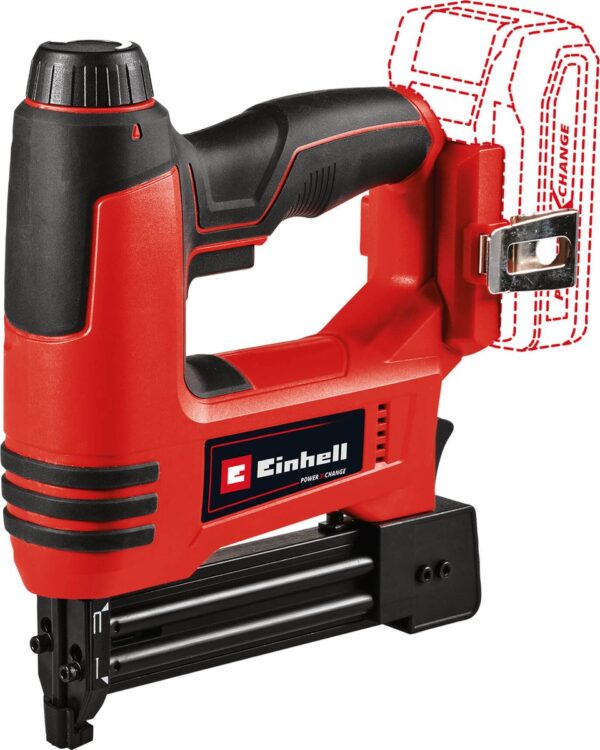 Einhell Accu Tacker TE-CN 18 Li Solo - Power X-Change - 18 V/Li-Ion - Max. 20 schoten per minuut - Incl. 300 spijkers - Incl. 300 nieten - Excl. Accu en oplader