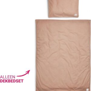 Elodie Dekbedset - Dekbedovertrek + kussensloop - 100x130cm - Faded Rose