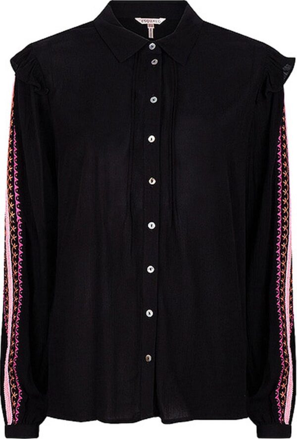 Esqualo blouse F23-15510 - Black