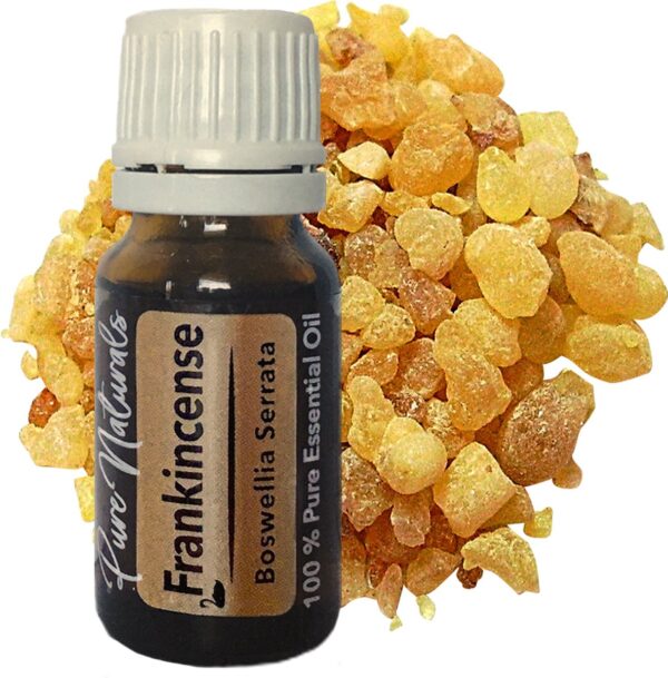 Essentiële Olie Aromatherapie - Biologisch - Frankincense (Wierook) - Flesje 10ml - Pure Naturals