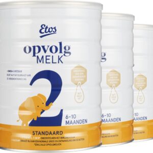 Etos 2 Opvolgmelk Voordeelverpakking - Flesvoeding - vanaf 6 maanden - 3 x 800 gram