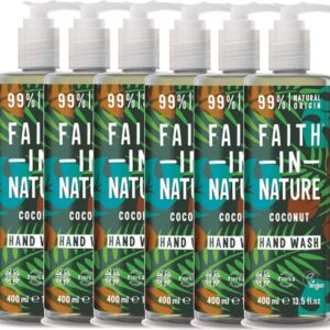 FAITH IN NATURE - Hand Wash Coconut - 6 Pak - Voordeelverpakking