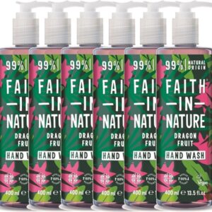 FAITH IN NATURE - Hand Wash Dragon Fruit - 6 Pak - Voordeelverpakking