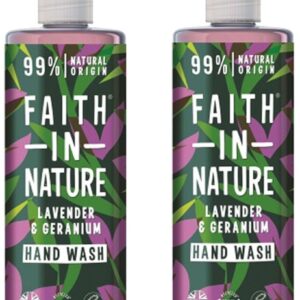 FAITH IN NATURE - Hand Wash Lavender & Geranium - 2 Pak