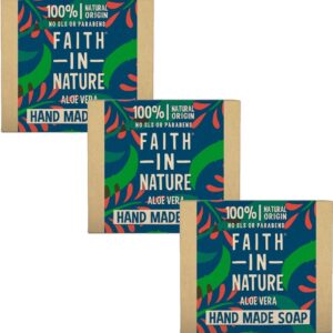 FAITH IN NATURE - Soap Aloe Vera - 3 Pak