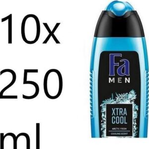 Fa Men Douchegel Xtra Cool Arctic Fresh - Voordeelpak 10x 250ml