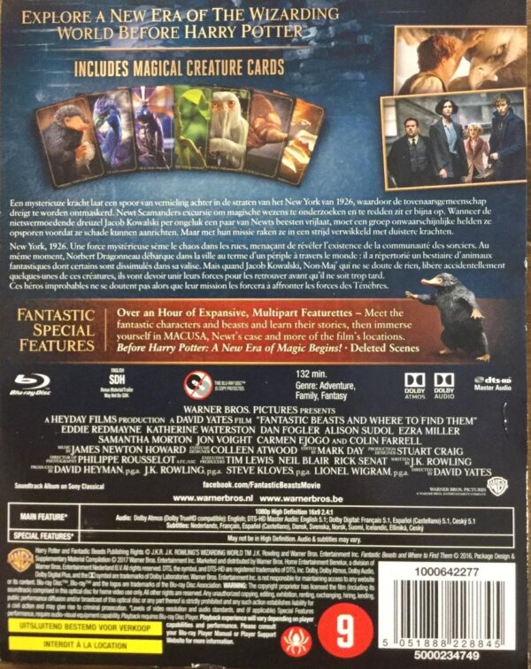 Fantastic Beasts and Where to Find Them (Blu-ray)