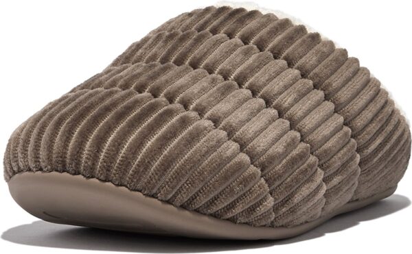 FitFlop Chrissie Corduroy Pantoffels/Sloffen GRIJS - Maat 42