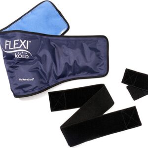 FlexiKold icepack voor de nek en schouder - coolpack - coldpack - gelpack - herbruikbaar - flexibel - klittenband - zwelling - ontsteking