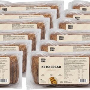 Foodfunc | Keto Bread | Multigrain | 12 stuks | 12 x 360 gram | No Junk Just Func