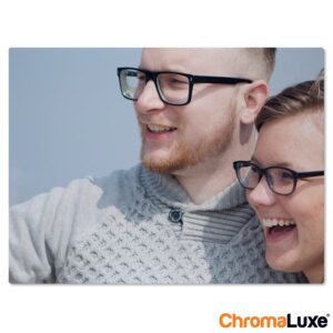 Foto op aluminium afdrukken - Wit (ChromaLuxe) - 50 x 40 cm