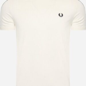 Fred Perry Contrast tape ringer t-shirt - ecru black
