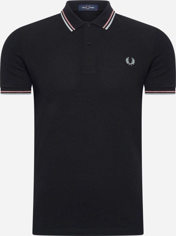 Fred Perry Twin tipped fred perry shirt - black crlhet slvbl
